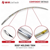 Moulures de toit LinTech pour Tesla Model 3 1083519-40-D – Neuves, ajustement direct, remplacement OE, accessoires automobiles, vente en gros