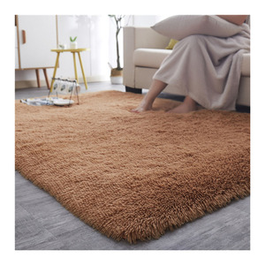 Soggiorno antiscivolo colori semplici bellissimi disegni moderni tappeti soffici shaggy grigi tappeti 8ft 150cm x 250cm - Product Image 3