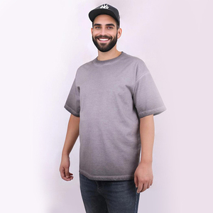 Camiseta Oversize de Algodón 100% de 240 Gsm con Degradado Vintage, Tejido de Alta Calidad, Unisex, Impresión DTG Personalizada, Acabado Ácido - Product Image 2
