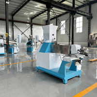 Machine de fabrication de granulés d'aliments pour crevettes aquatiques, extrudeuse flottante de différentes tailles d'aliments pour poissons, machine à nourriture pour chats et chiens