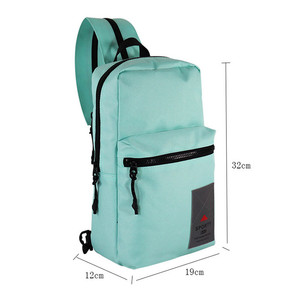 Bolsos de Pecho Multicolor para Hombre, Estilo Nacional Moderno, Material de Poliéster PU Impermeable, Cierre de Cremallera, para Trabajo y Viajes - Product Image 4