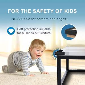 Protecteur d'angle en mousse OEM pour bébé avec adhésif 3M pré-enregistré, protecteurs d'angle pour bébé pour <span class=keywords><strong>table</strong></span> <span class=keywords><strong>basse</strong></span> en verre, comptoir de bureau - Product Image 4