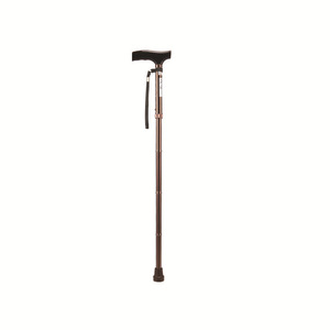 Bastón plegable de aleación de aluminio, telescópico, ligero, portátil, antideslizante, dispositivo de asistencia para personas mayores - Product Image 1
