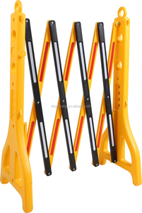 Nhựa đường rào cản có thể gập lại & mở rộng HDPE giao thông roadsafety khối rào cản với phản xạ - Product Image 3