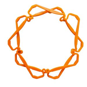 Retenedor de tuercas de plástico de 10.285 mm de una pieza para reparación de neumáticos, uso general, color naranja rojo - Product Image 2