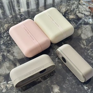 Chauffe-mains électrique portable à double chaleur, rechargeable par USB, autonomie de 3 à 6 heures, unisexe, rose, abricot, brun foncé - Product Image 1