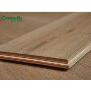 Plancher en bois de parquet de chêne français de chêne blanc européen d'usine de la Chine pour le logement d'intérieur - Product Image 1