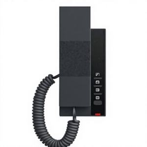 <span class=keywords><strong>Téléphone</strong></span> <span class=keywords><strong>IP</strong></span> mural compact H601 sans écran pour hôtel, <span class=keywords><strong>téléphone</strong></span> VoIP SIP avec PoE, 2 touches programmables, façade personnalisable - Product Image 1