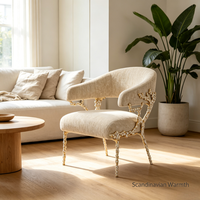 Chaise de salle à manger en cuivre pur de luxe léger italien, chaise artistique en laiton de designer, chaise de loisirs haut de gamme pour villa, chaise de maquillage