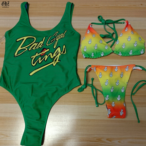 Costumi da bagno donna personalizzati <span class=keywords><strong>di</strong></span> <span class=keywords><strong>lusso</strong></span> Designer costumi da bagno donna perizoma <span class=keywords><strong>Bikini</strong></span> set costume da bagno - Product Image 5