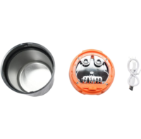Cendrier de voiture JIJU avec allume-cigare USB, accessoires multifonctionnels pour fumeurs, cendrier à cigarettes avec lumière dans l'obscurité