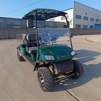 Voiture de golf électrique 48 volts à 5-6 places, prix d'usine, import, utilitaire, avec boîte de chargement en aluminium