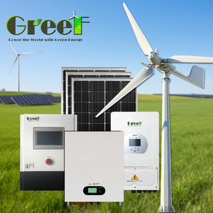 Sistema de Energía Híbrido de Panel Solar y Generador Eólico de 5KW para Uso Doméstico - Product Image 2