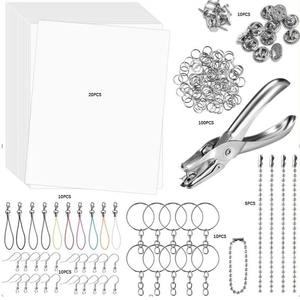 แผ่นฟิล์มพลาสติกหดสีขาวโปร่งแสงสำหรับงาน DIY ทำจี้ห้อยทำมือ งานศิลปะ ไม่สามารถพิมพ์ได้ ชุดอุปกรณ์วาดภาพด้วยมือ - Product Image 6