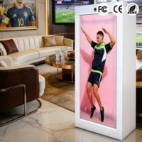 Caja de Exhibición con Pantalla Táctil LCD Transparente y Reproductor de Publicidad Android para Señalización Digital