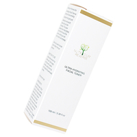 Boîtes à parfum pliables personnalisées, élégantes, en feuille d'or, portables, réutilisables, recyclables, avec impression CMJN et emballage en papier