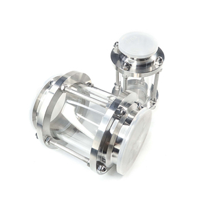 ウェンセン304 316サニタリーグレードステンレス鋼丸型パイプラインサイトグラス（クイッククランプバックル付き） - Product Image 2