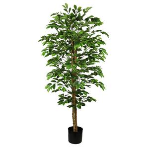 Piccolo Bonsai Artificiale di Limone, Pianta Verde Simulata in Vaso per Decorazione di Soggiorno o Ufficio - Product Image 1