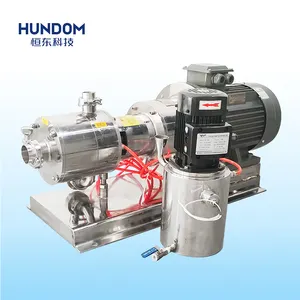 HUNDOM Stainless steel emulsification pump Ultrasonic gel inline High Shear mixer mayonnaise inline homogenizer