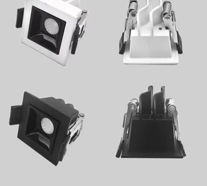 Lampe encastrée ac 110v panneau rond led projecteur rechargeable hors route smart projecteur à énergie <span class=keywords><strong>solaire</strong></span> recherche économies projecteur - Product Image 2