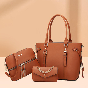 Nuevo Bolso de Mano Moderno para Mujer, Elegante Bolso de Hombro de Gran Capacidad, Conjunto de Tres Piezas a la Moda - Product Image 2