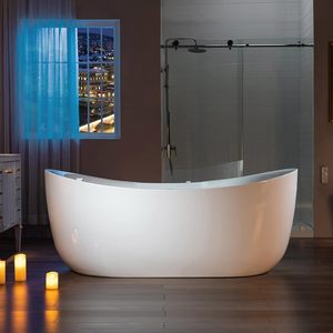 Luxury Massage <strong>Bathtub</strong> High-end Whirlpool Colorful LED <strong>Lighting</strong> Whirlpool <strong>Bathtub</strong> <strong>for</strong> Five Star Hotel Master Bathroom - Product Image 6