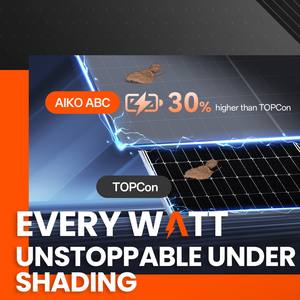 แผงโซลาร์เซลล์ <span class=keywords><strong>Aiko</strong></span> All Black Solar Neostar 2S+ แบบกระจกสองชั้น Bifacial N-Type ABC รุ่น <span class=keywords><strong>AIKO</strong></span>-A440-470-MAH54Db กำลังไฟ 470 วัตต์ ประสิทธิภาพ 23.6% - Product Image 3