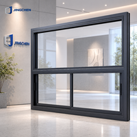 Fenêtre motorisée électrique à levage vertical en aluminium avec capteur de pluie automatique et télécommande intelligente pour balcon extérieur de villa