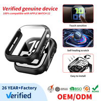 Funda Protectora de Pantalla de Vidrio Integrada Anti-Caídas para Apple Watch Series 40/42/44/46mm, Personalizada y Nueva