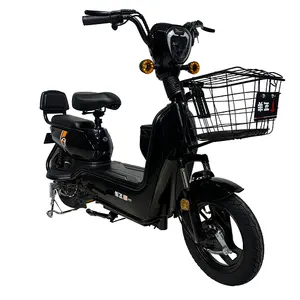 Портативный электрический велосипед, электрический мопед, скутер, велосипед для взрослых, электрический велосипед, литиевый аккумулятор 48 В, 251 - 350 Вт, 31 - 60 км, бесщеточный