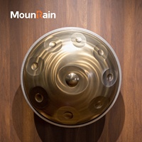 Mountain Rain Manufacturer's 22 Inch Handmade Drum Minor 9 Notes Musical Bag-Handpan by Top Crafts Producer