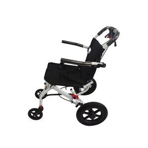 Viaggio diretto in fabbrica piccolo Design compatto ultraleggero migliore barra di spinta pieghevole sedia a rotelle manuale leggera - Product Image 3