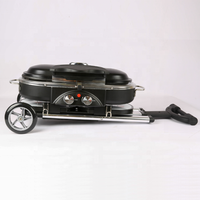 Chariot de Camping multifonctionnel, gril à gaz électrique pliable Portable pour l'extérieur