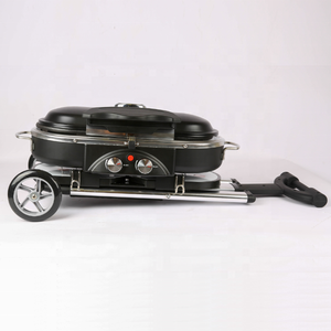 Multi-functional Camping Trolley Barbecue Grill Outdoor Portable <strong>Foldable</strong> Electric Gas Grill <strong>Bbq</strong> - Product Image 2