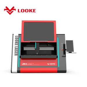 4040 6006 1390 1313 Độ chính xác cao sợi máy cắt laser cho thép carbon không gỉ nhôm 1000 Wát Kim Loại Laser Cutter