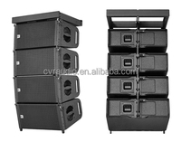 CVR W-210C Système de sonorisation actif professionnel à néodyme, 800W RMS, 3200W de crête, double haut-parleur de 10 pouces, étanche, pour événements en plein air