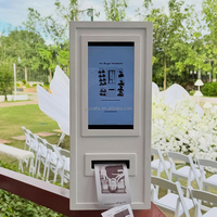 ZKAI Accessoire de fête : Photobooth avec impression instantanée de reçus, papier thermique DIY pour selfies, idéal pour mariages et événements