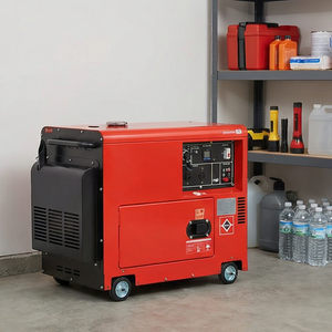 ईदा पावर 5kva 7kva 8kva 10kva सुपर साइलेंट डीजल 110v 220v 380v घर के लिए पोर्टेबल विद्युत जनरेटर - Product Image 1