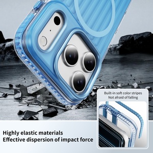 เคสโทรศัพท์มือถือลายลูกฟูกแบบด้านใหม่ สำหรับ iPhone 18 17 Pro Max รองรับการชาร์จไร้สาย กันกระแทก ป้องกันแรงกระแทก - Product Image 5