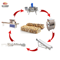 Machine automatique de fabrication de barres de céréales granola de haute qualité FSD, ligne de production de barres aux noix