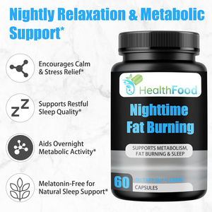Factory Wholesale Nighttime Fat Burning Capsules Supports Metabolism Fat Burning&Sleep Encourages Calm&Stress Relief <b>Supplement</b> - Product Image 3