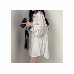 Camisa delgada de manga larga con protección UV para exteriores para mujer - Product Image 1