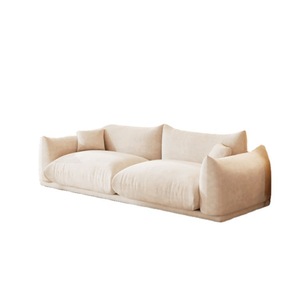 Nordic Mentega Angin Roti <span class=keywords><strong>Sofa</strong></span> Modern Sederhana Ruang Tamu <span class=keywords><strong>Sofa</strong></span> Bersih Selebriti Jenis Apartemen Kecil Domba Beludru Kain Cinta <span class=keywords><strong>Sofa</strong></span> - Product Image 1
