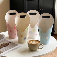 Aierflorist Fête des Enseignants Nouvelle Arrivée Série Bulles Douces Boîte Fourre-tout Portable Bouquet de Fleurs Arrangement Floral DIY Artisanat