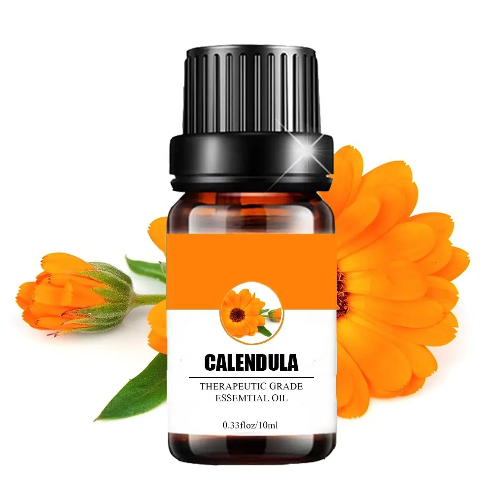 Massen preis 100% reines Calendula ätherisches Öl Hautpflege Ringelblume nöl zur Beruhigung und Beruhigung der Haut
