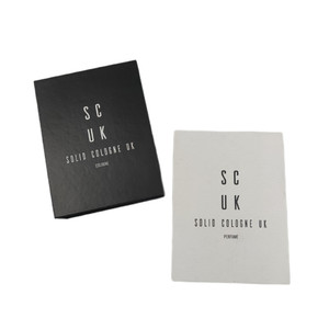 Wholesale Luxury Custom Black White Solid Perfume <b>Bottles</b> & Packaging <b>Boxes</b> UV Coating Embossing Recycled Materials Custom Logo - Product Image 1
