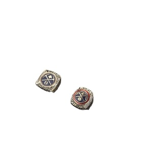 . Ensemble de <span class=keywords><strong>2</strong></span> bagues de championnat des Denver Nuggets 2023, n° 15 <span class=keywords><strong>Nikola</strong></span> Jokic MVP, objet de collection sportif, alliage de pierre naturelle, ensemble de <span class=keywords><strong>2</strong></span> pièces - Product Image 4