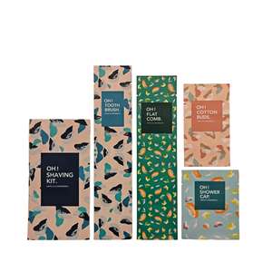 Kit <span class=keywords><strong>d</strong></span>'accessoires hôteliers en plastique avec logo personnalisé, de qualité supérieure et raffiné, pour la chambre des clients de l'<span class=keywords><strong>hôtel</strong></span>, usage quotidien - Product Image 1