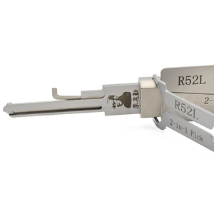 Set Pembuka Kunci Lishi R52L 2 in 1 Pembaca Kunci Pembuka Kunci untuk Kunci Pintu Rumah Hunian Perlengkapan Tukang Kunci Baja Tahan Karat - Product Image 5