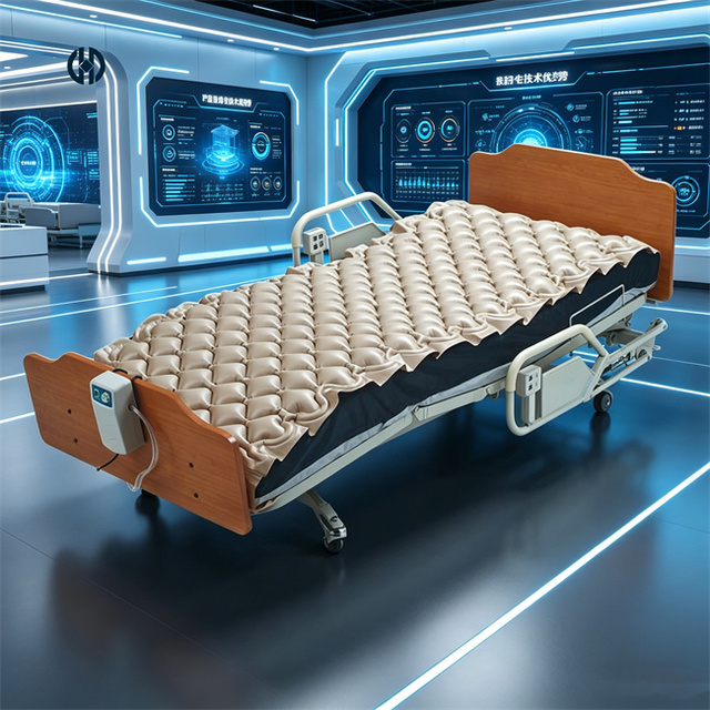 Wholesale Factory Price Medical Soft PVC Medical Air Mattress with Adjustable Pressure Pump for Decubitus Relief